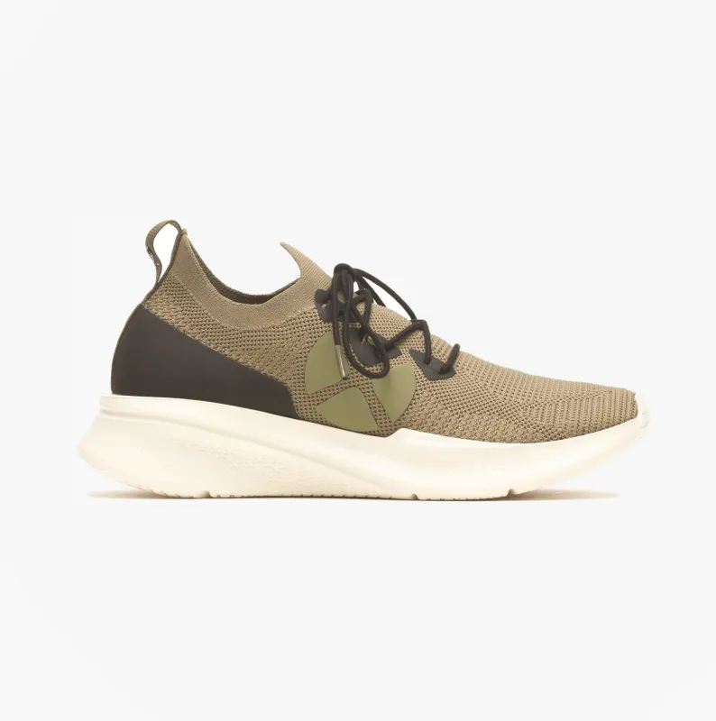 Hush Puppies 34252-58496 SPARK Mens Trainers Olive sold by Shuperb