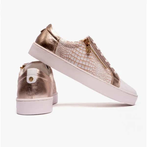 Lotus SKY Womens Casual Trainers White/ Gold sold by Shuperb product image thumbnail 5