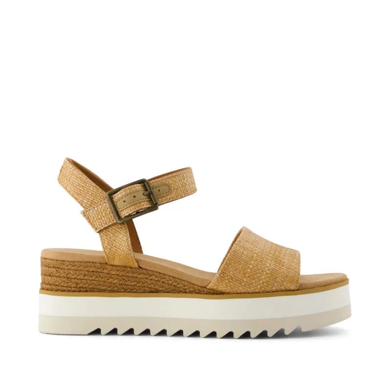 TOMS DIANA Womens Sandals Brown sold by Shuperb