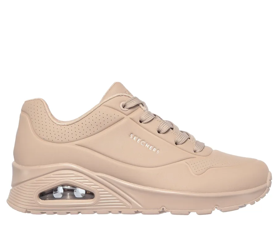 Skechers 73690/SND UNO - STAND ON AIR Womens Trainers Sand sold by Shuperb