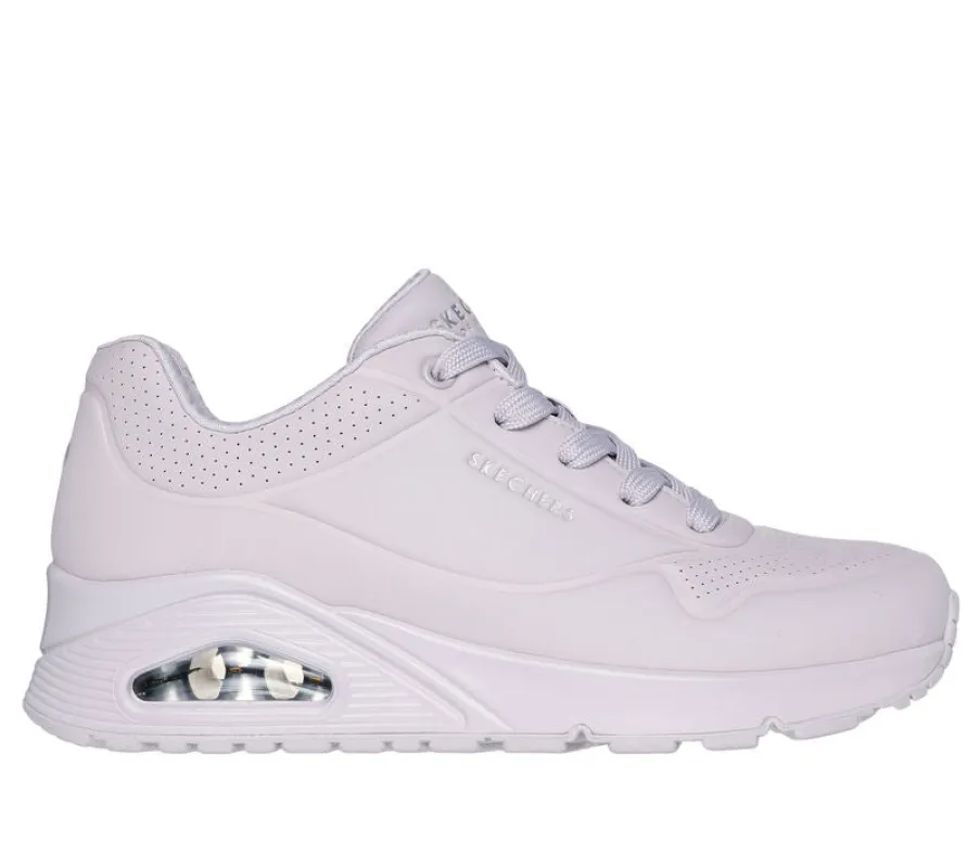 Skechers 73690/LAV UNO - STAND ON AIR Womens Trainers Lavender sold by Shuperb