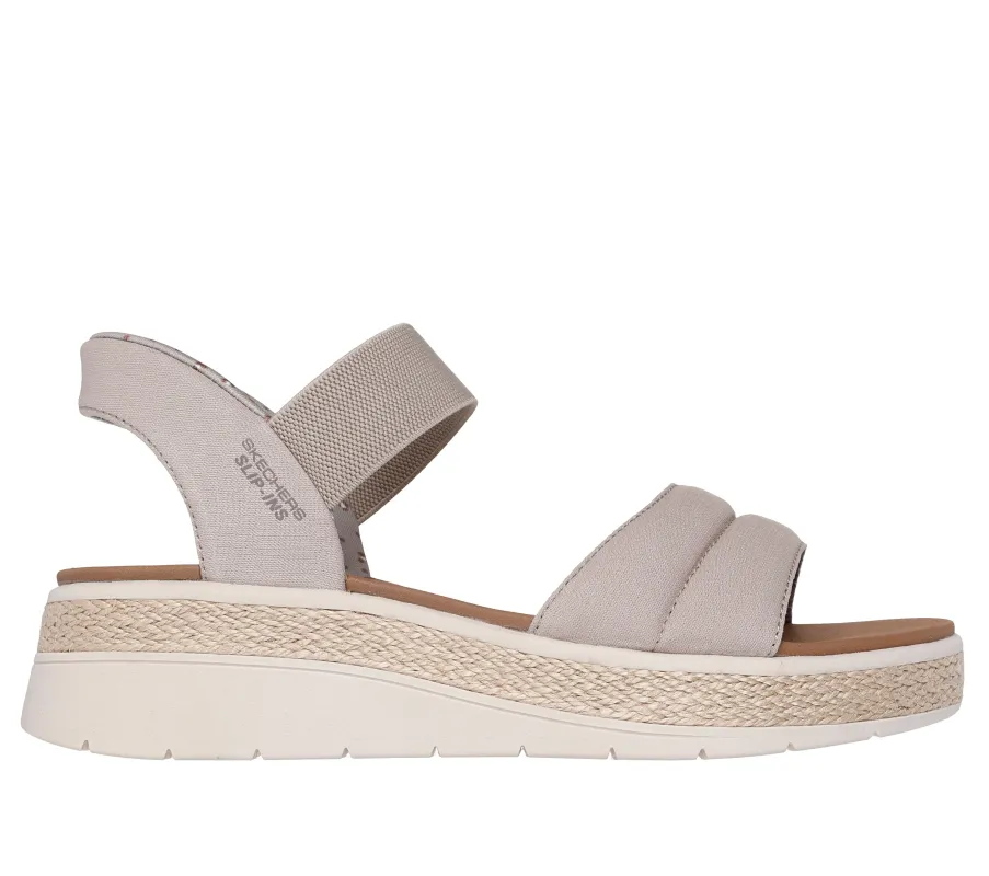 Skechers BOBS SUN RAY Womens Sandals Taupe sold by Shuperb