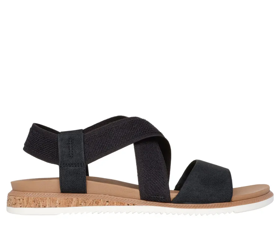 Skechers 114705/BLK BOBS DESERT KISS LOW Womens Sandals Black sold by Shuperb