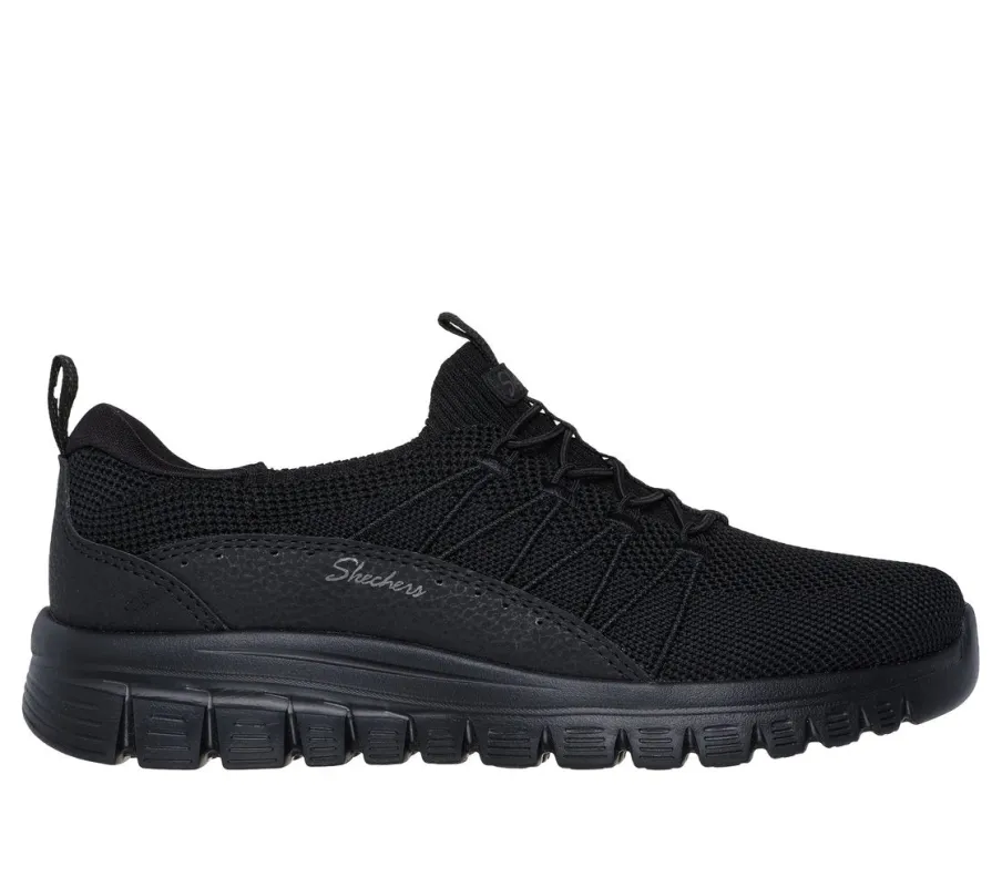 Skechers GRACEFUL - PICTURE PERFECT Womens Trainers Black sold by Shuperb