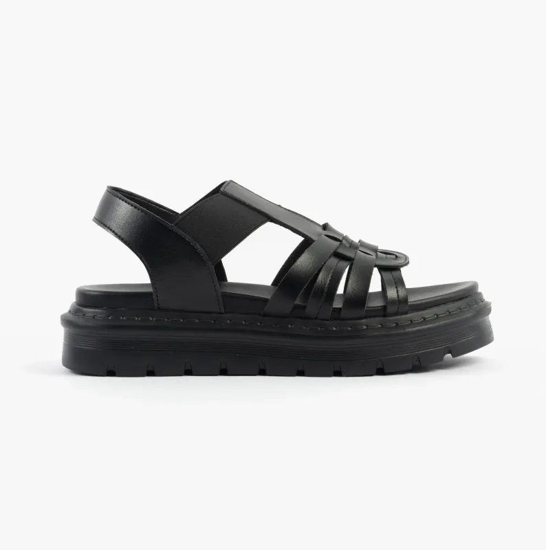Heavenly Feet SAMORA Womens Sandals Black sold by Shuperb