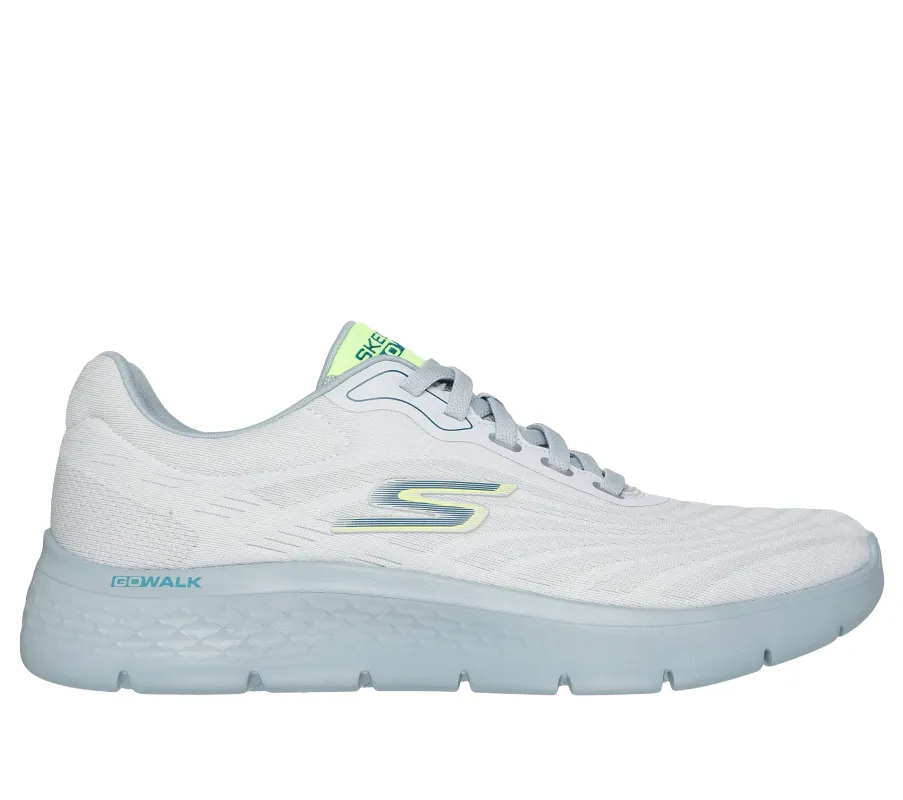 Skechers 216687/WGY GO WALK FLEX Mens Trainers White/Grey sold by Shuperb