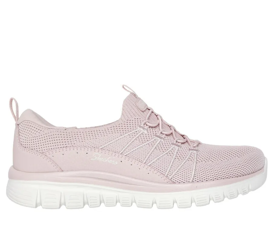 Skechers GRACEFUL - PICTURE PERFECT Womens Trainers Blush sold by Shuperb