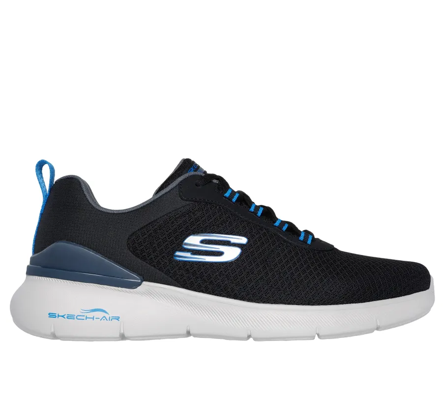 Skechers 232971/BKBL SKECH-AIR DYNAMIGHT 2.0 - DUR Mens Trainers Black/Blue sold by Shuperb