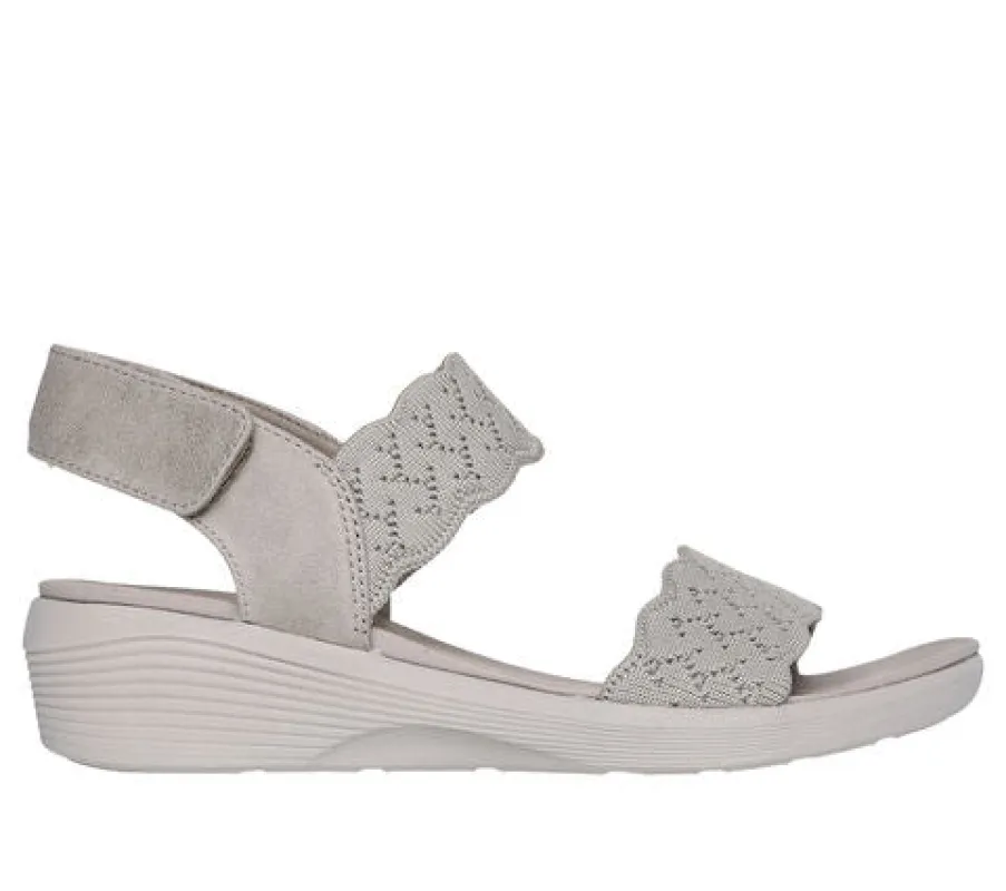 Skechers ARYA - ON THE RISE Womens Sandals Taupe sold by Shuperb