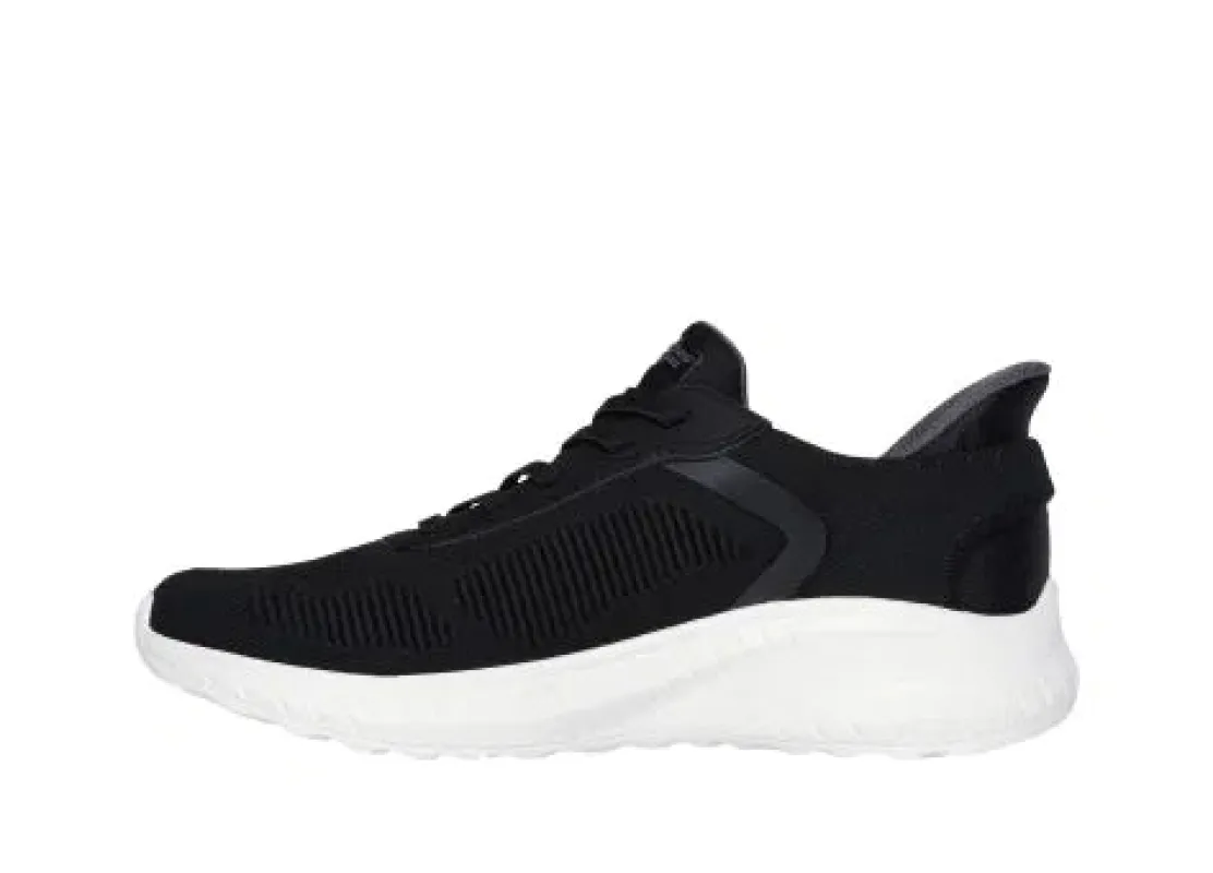 Skechers 118312/BLK BOB SQUAD CHAOS - SOLID STEP Mens Trainers Black sold by Shuperb