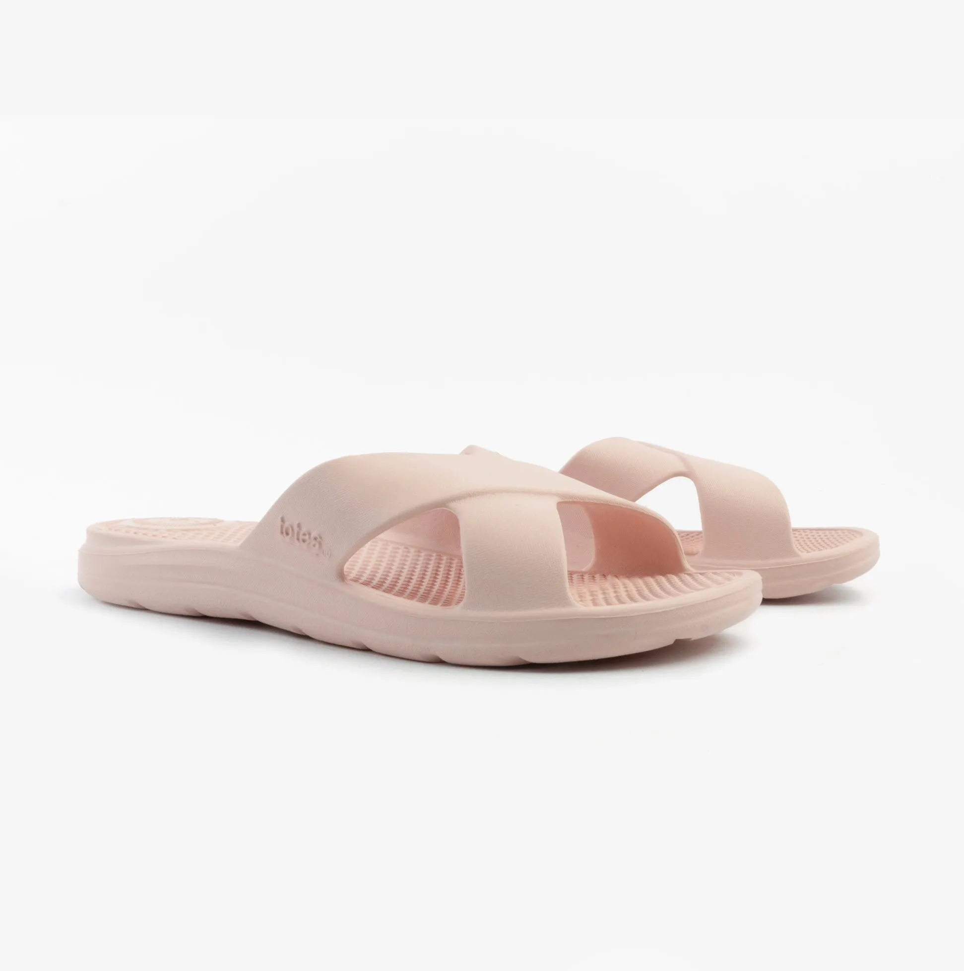 Totes Sol Bounce 0359FSND Womens Cross Slides Evening Sand sold by Shuperb product image thumbnail 2