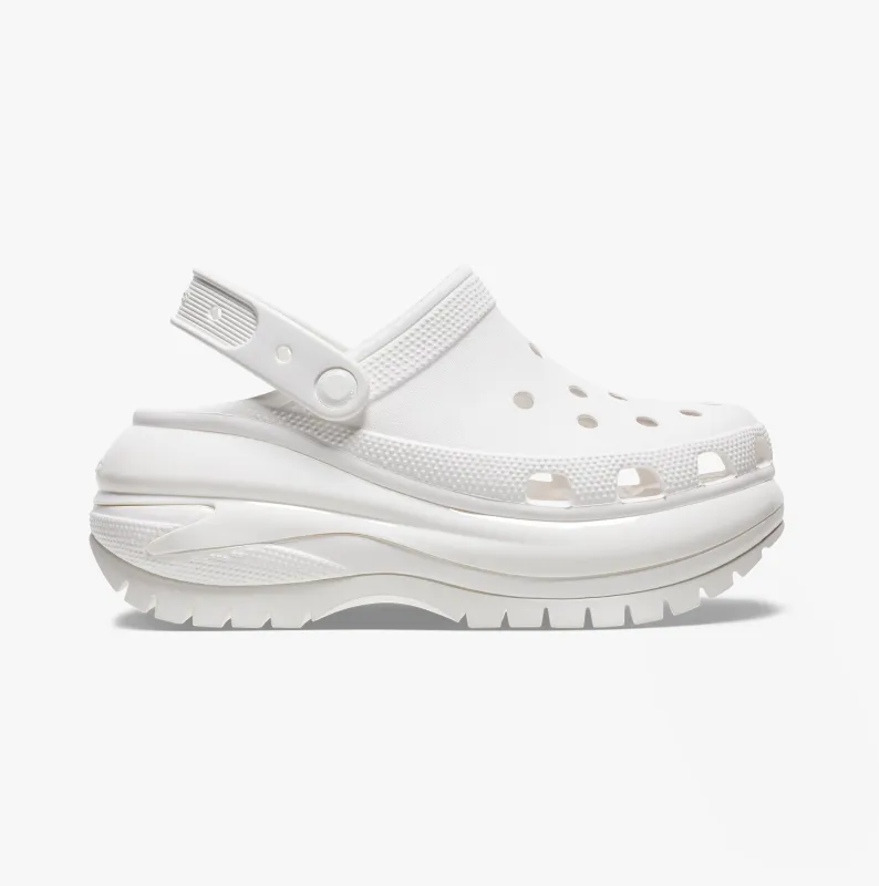Crocs 207988-100 MEGA CRUSH Womens Clogs White sold by Shuperb