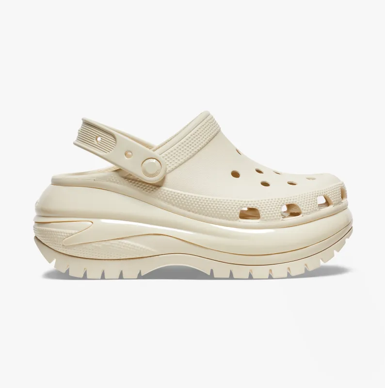 Crocs 207988-2Y2 MEGA CRUSH Womens Clogs Bone sold by Shuperb