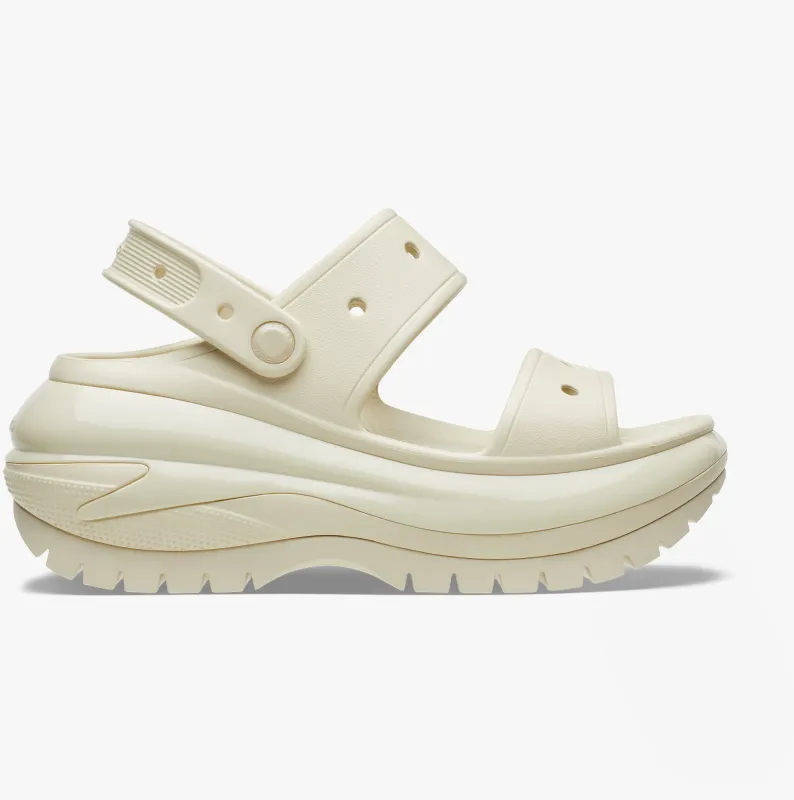 Crocs 207989-2Y2 MEGA CRUSH Womens Sandals Bone sold by Shuperb