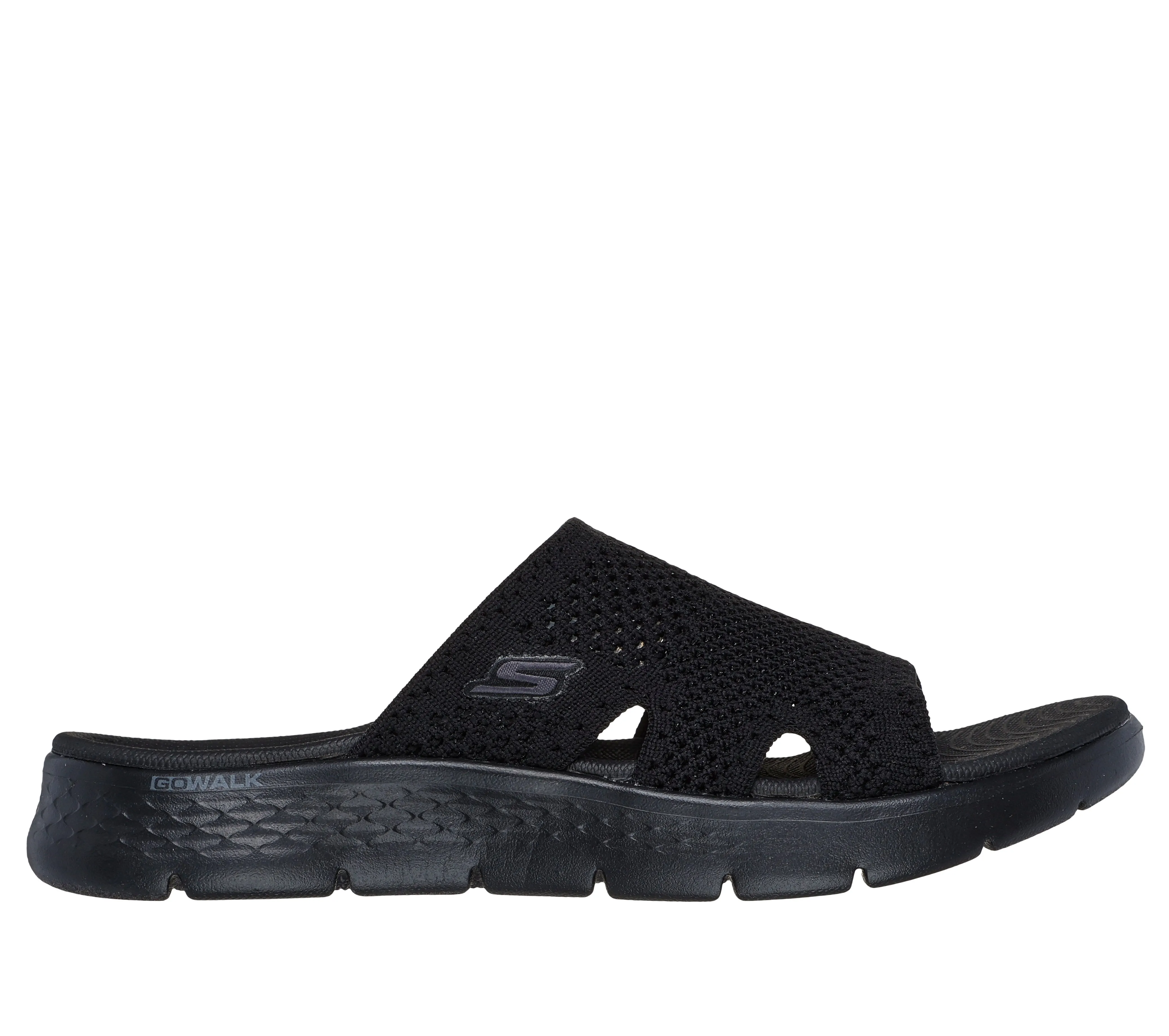 Skechers 141425/BBK GO WALK FLEX SANDAL - ELATION Womens Sandals Black sold by Shuperb