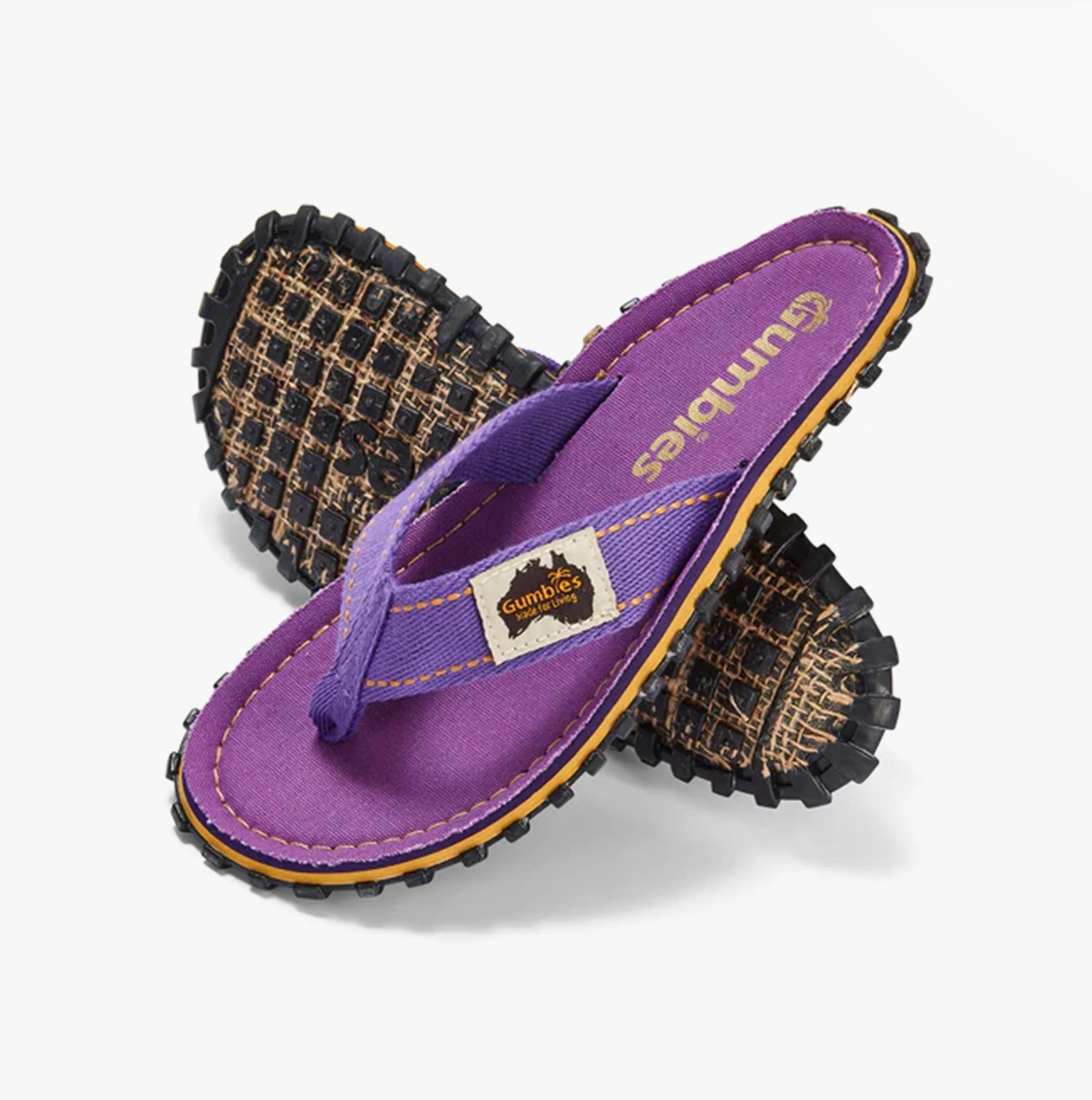 Gumbies ISLANDER Unisex Flip-Flops Classic Purple sold by Shuperb product image thumbnail 3