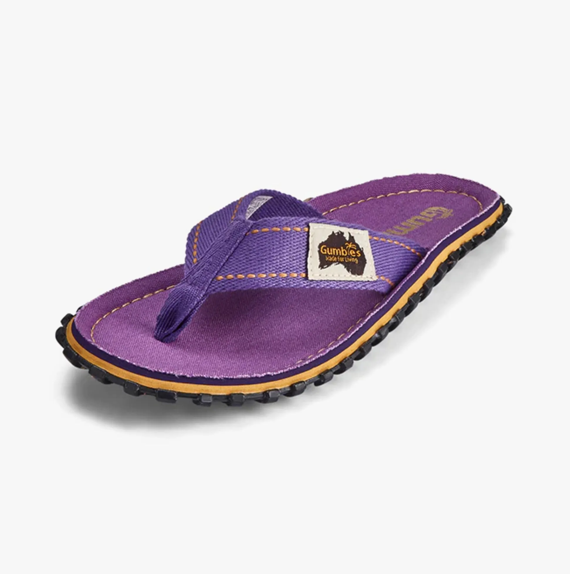 Gumbies ISLANDER Unisex Flip-Flops Classic Purple sold by Shuperb product image thumbnail 2