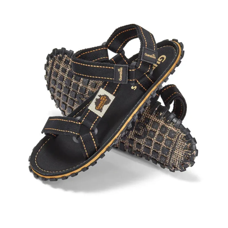 Gumbies TRACKER Unisex Sandals Black sold by Shuperb