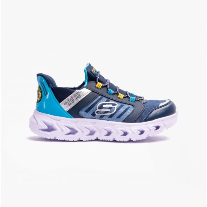 Skechers 403843L/NVBL HYPNO-FLASH 2.0 - ODELUX Boys Trainers Blue sold by Shuperb