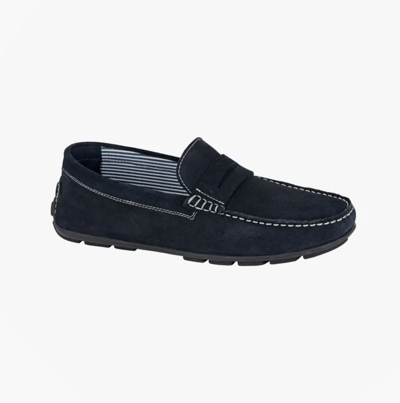 Roamers M591CS Mens Loafers Navy sold by Shuperb