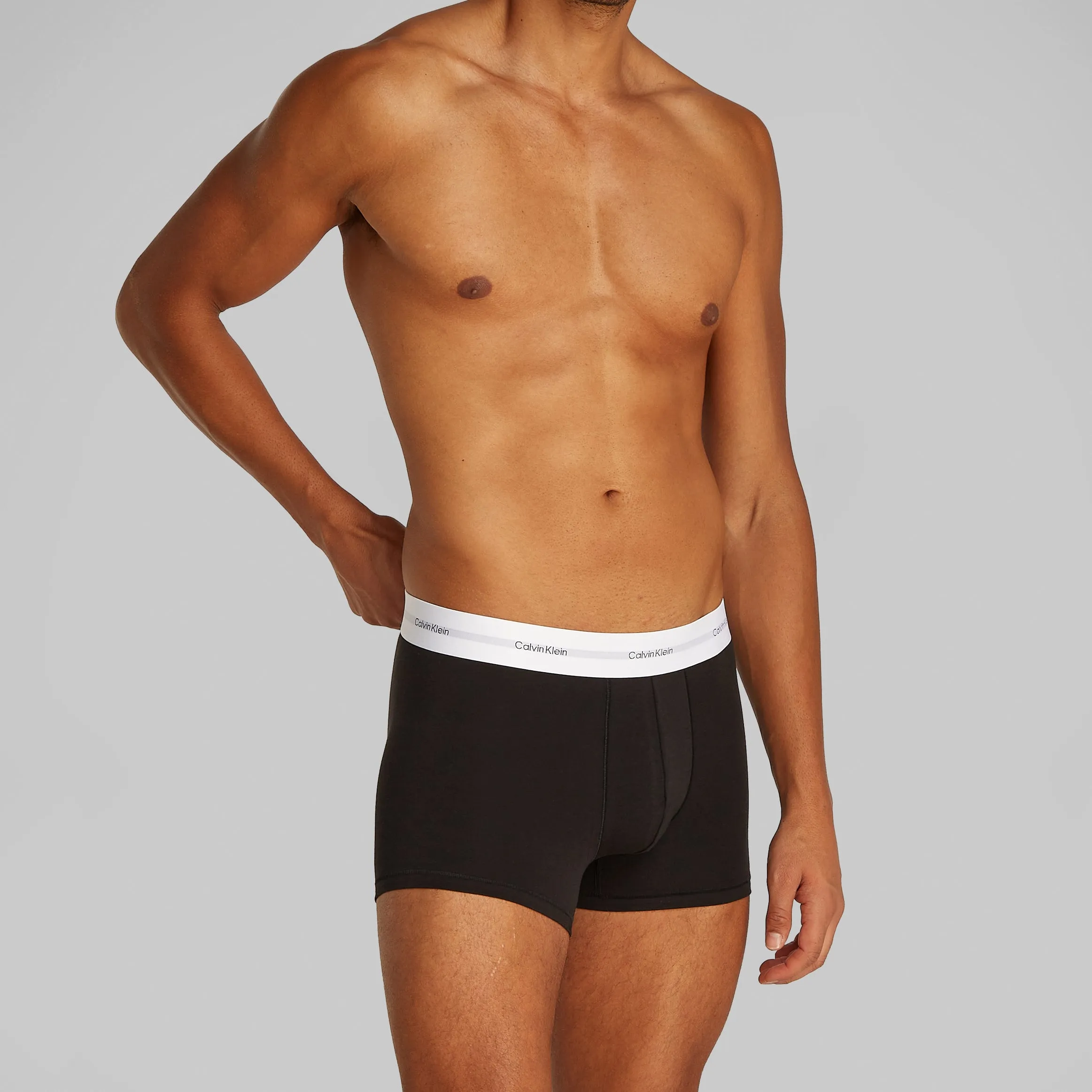 Calvin Klein COTTON 3 Pack Mens Trunks Black sold by Shuperb product image thumbnail 4