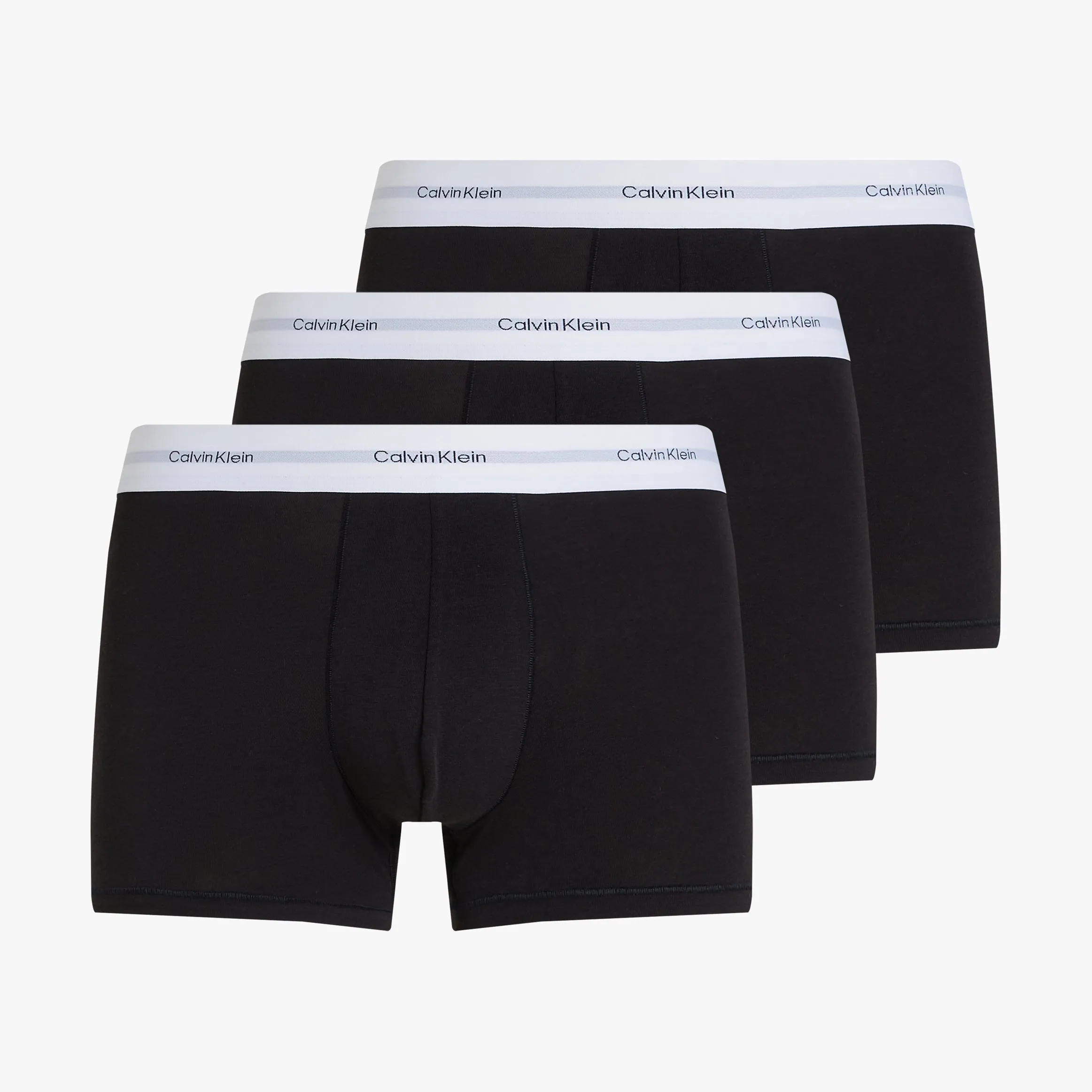 Calvin Klein COTTON 3 Pack Mens Trunks Black sold by Shuperb