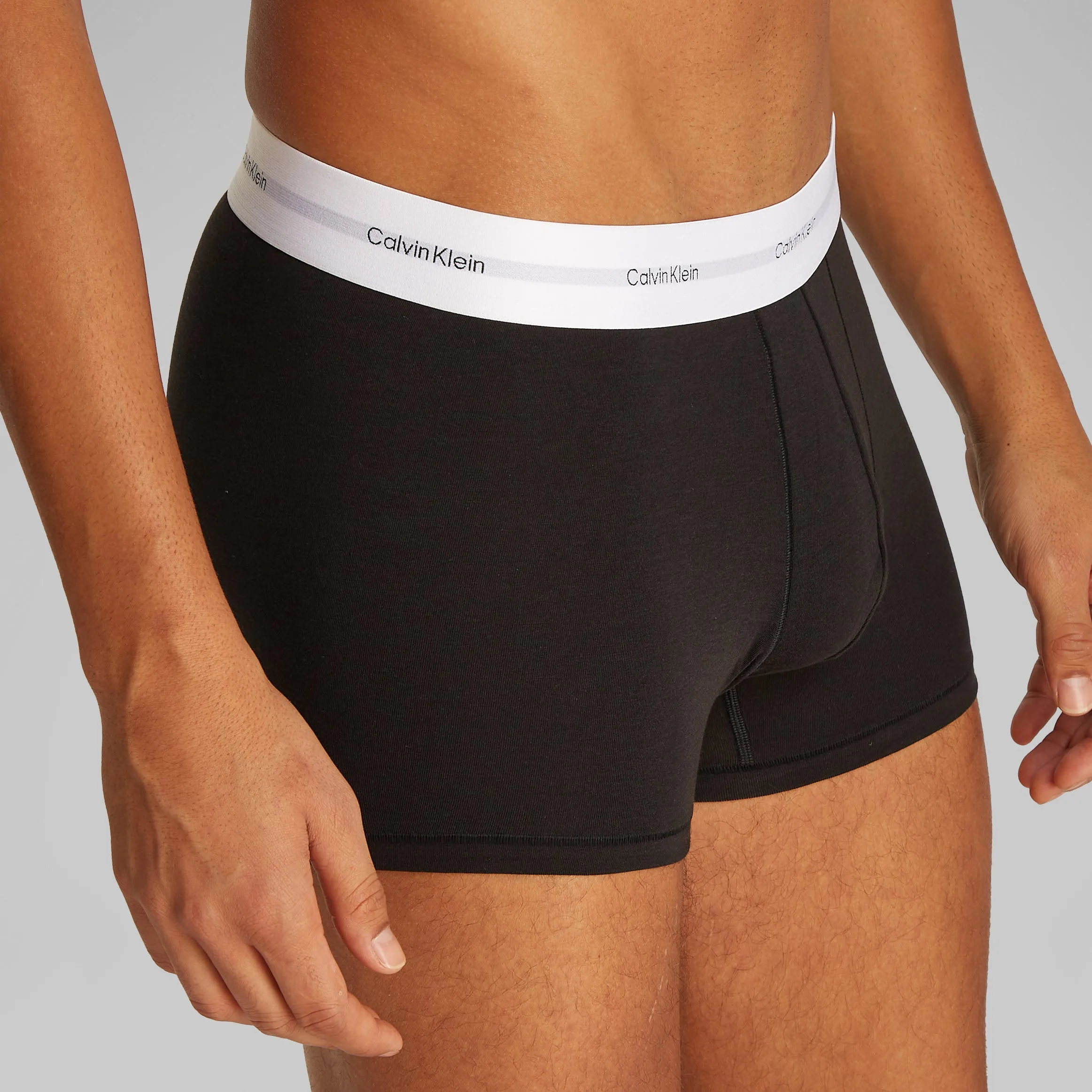 Calvin Klein COTTON 3 Pack Mens Trunks Black sold by Shuperb product image thumbnail 5