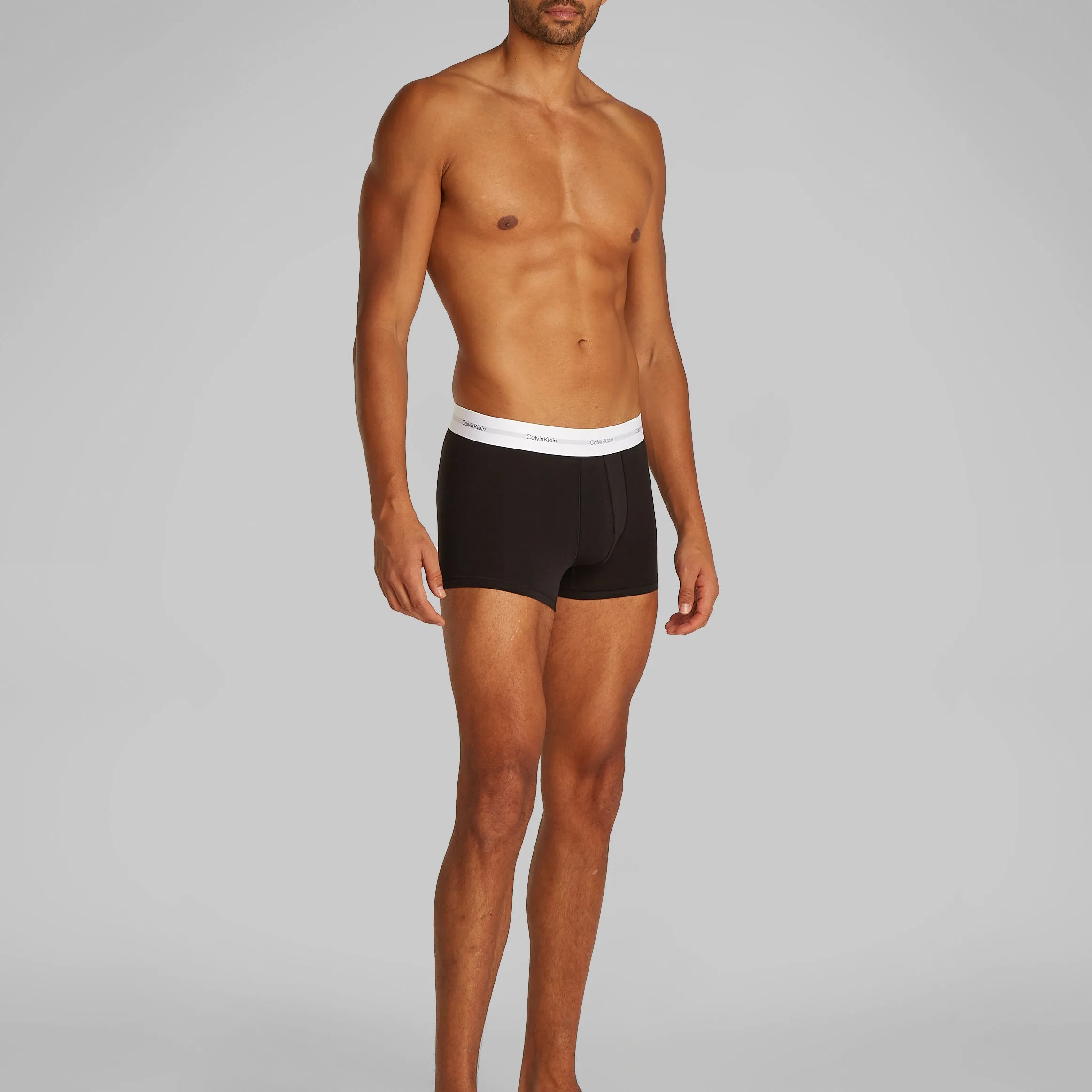Calvin Klein COTTON 3 Pack Mens Trunks Black sold by Shuperb product image thumbnail 2
