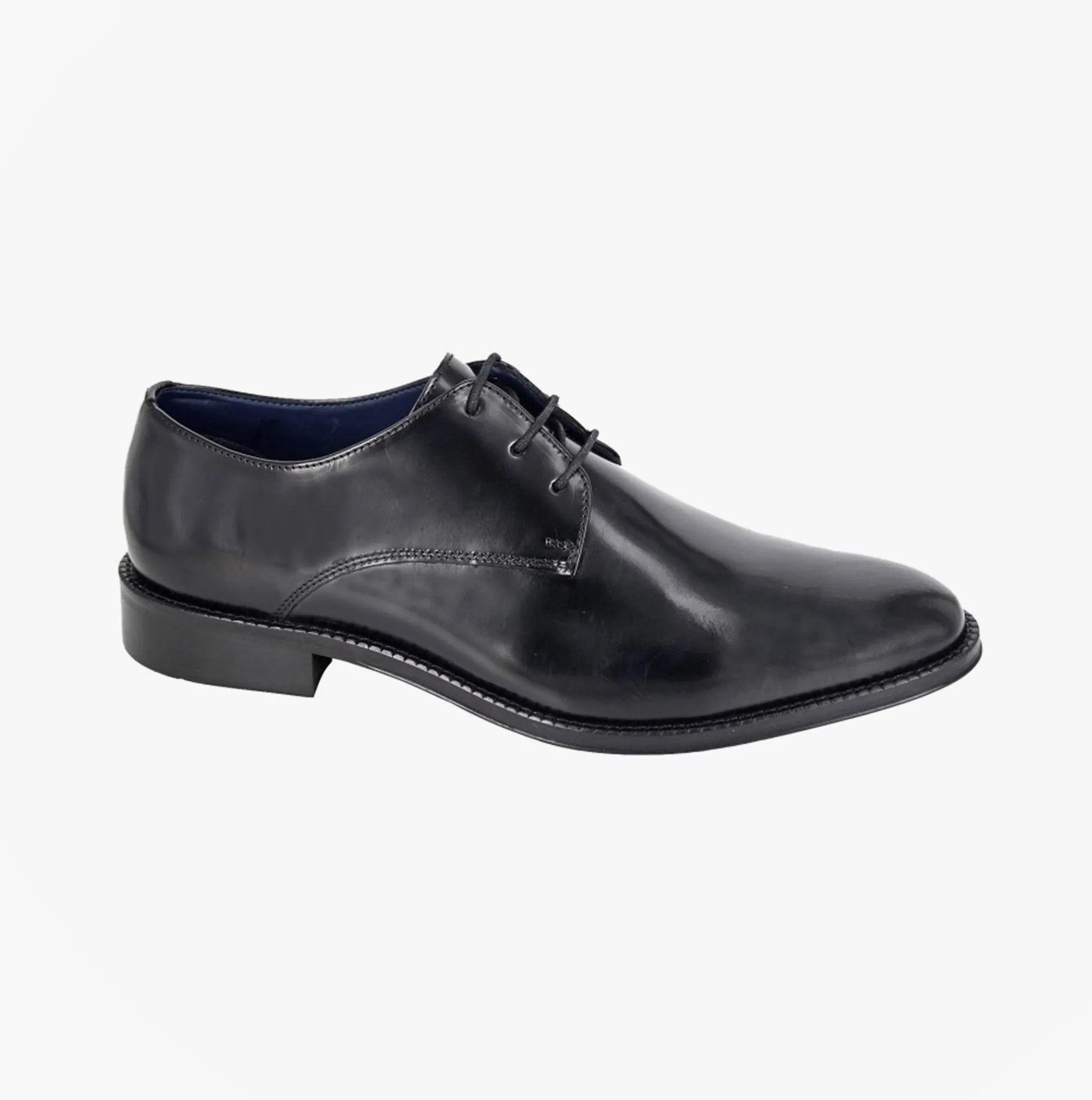 Roamers ARTHUR Mens Derby Shoes Black sold by Shuperb