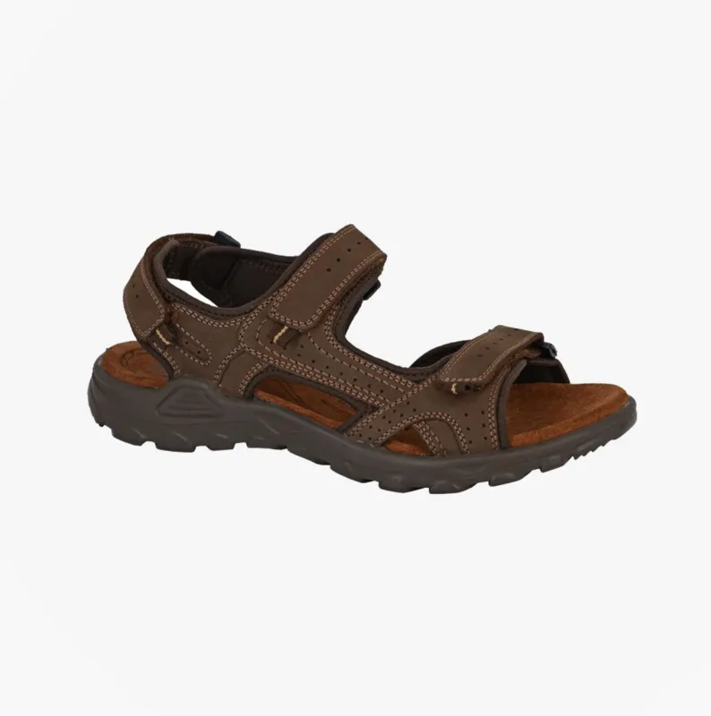 Roamers M422B Mens Sandals Brown sold by Shuperb