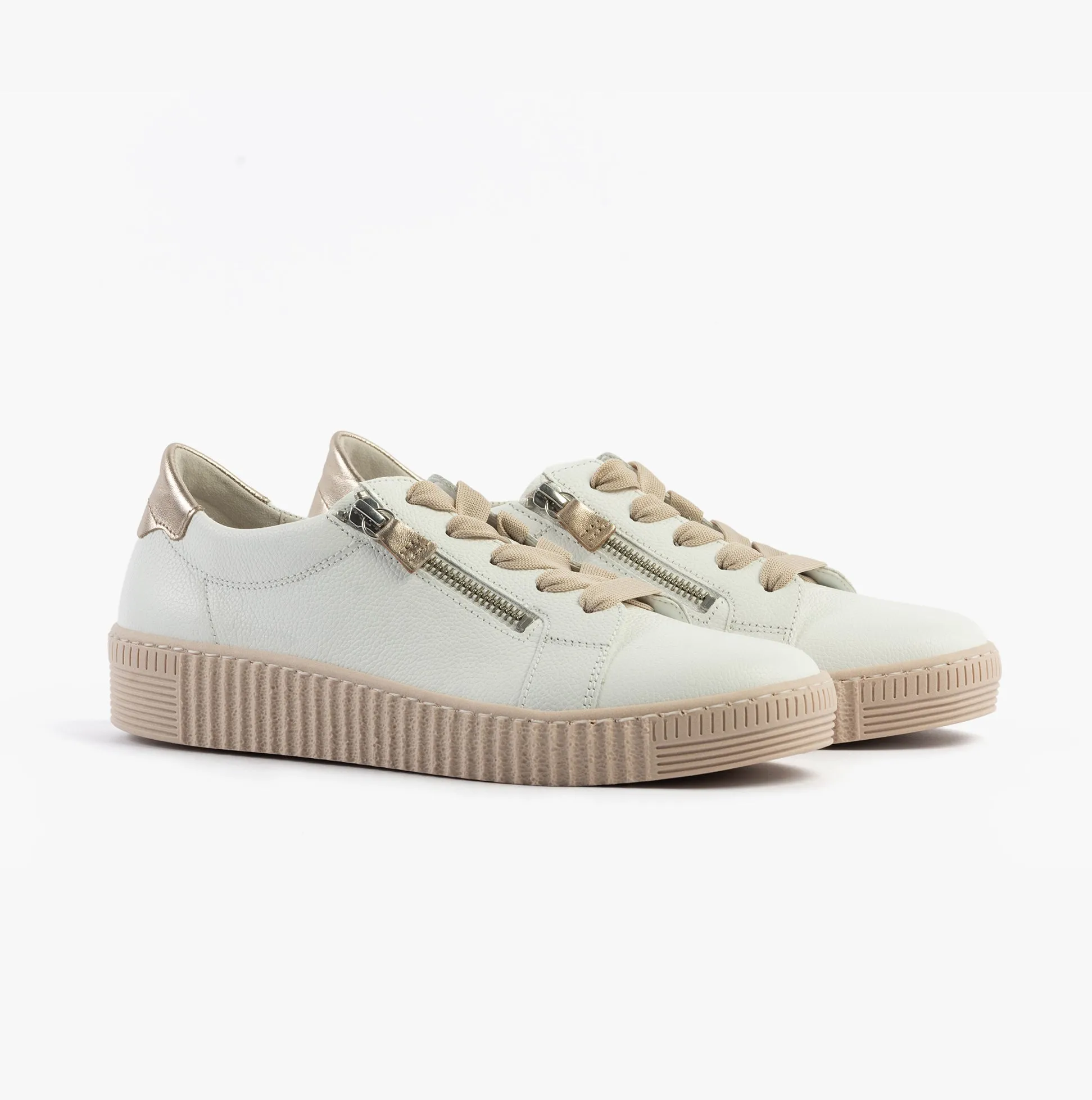 Gabor WISDOM Womens Trainers White Pink sold by Shuperb product image thumbnail 2