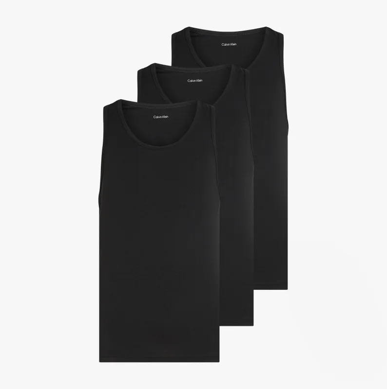 Calvin Klein 3 Pack Mens Lounge Tank Tops Black sold by Shuperb