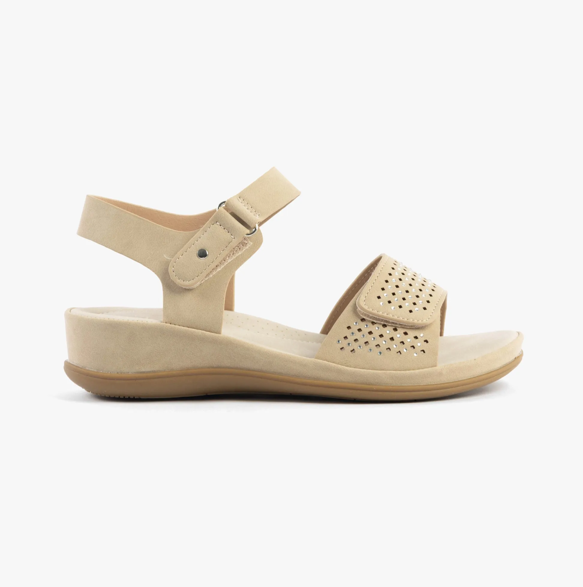 Dr Keller LUNA Womens Sandals Beige sold by Shuperb