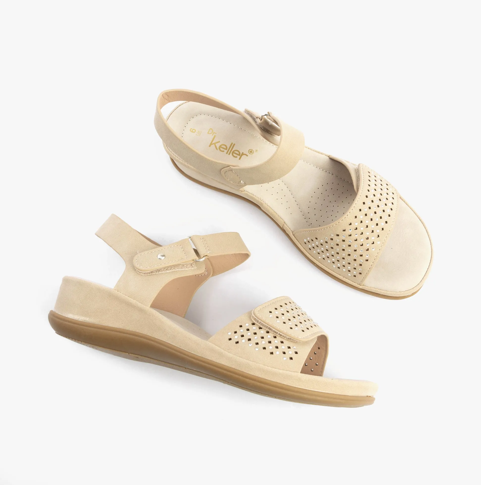 Dr Keller LUNA Womens Sandals Beige sold by Shuperb product image thumbnail 2