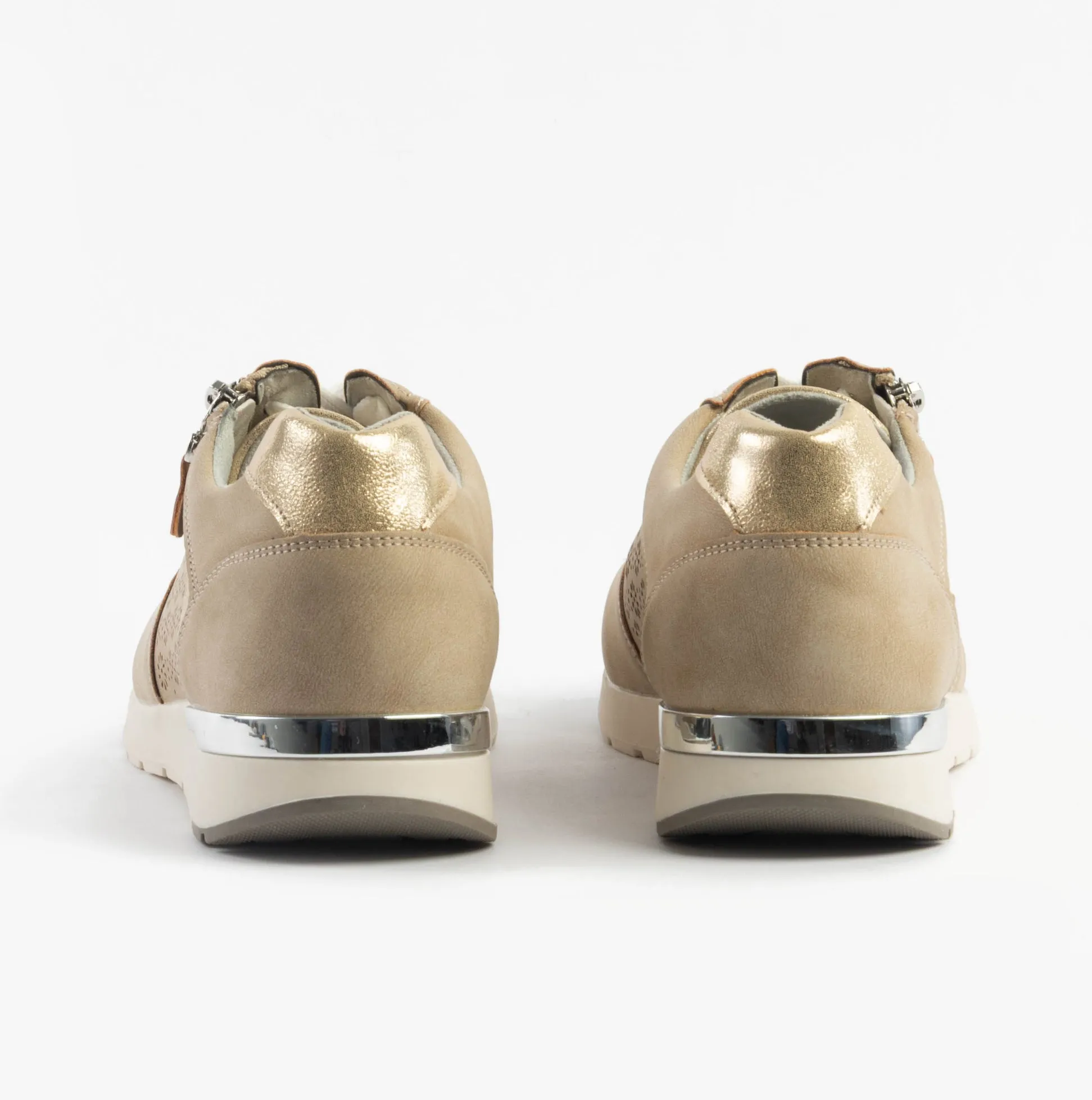 Dr Keller BARBARA Womens Trainers Beige sold by Shuperb product image thumbnail 5