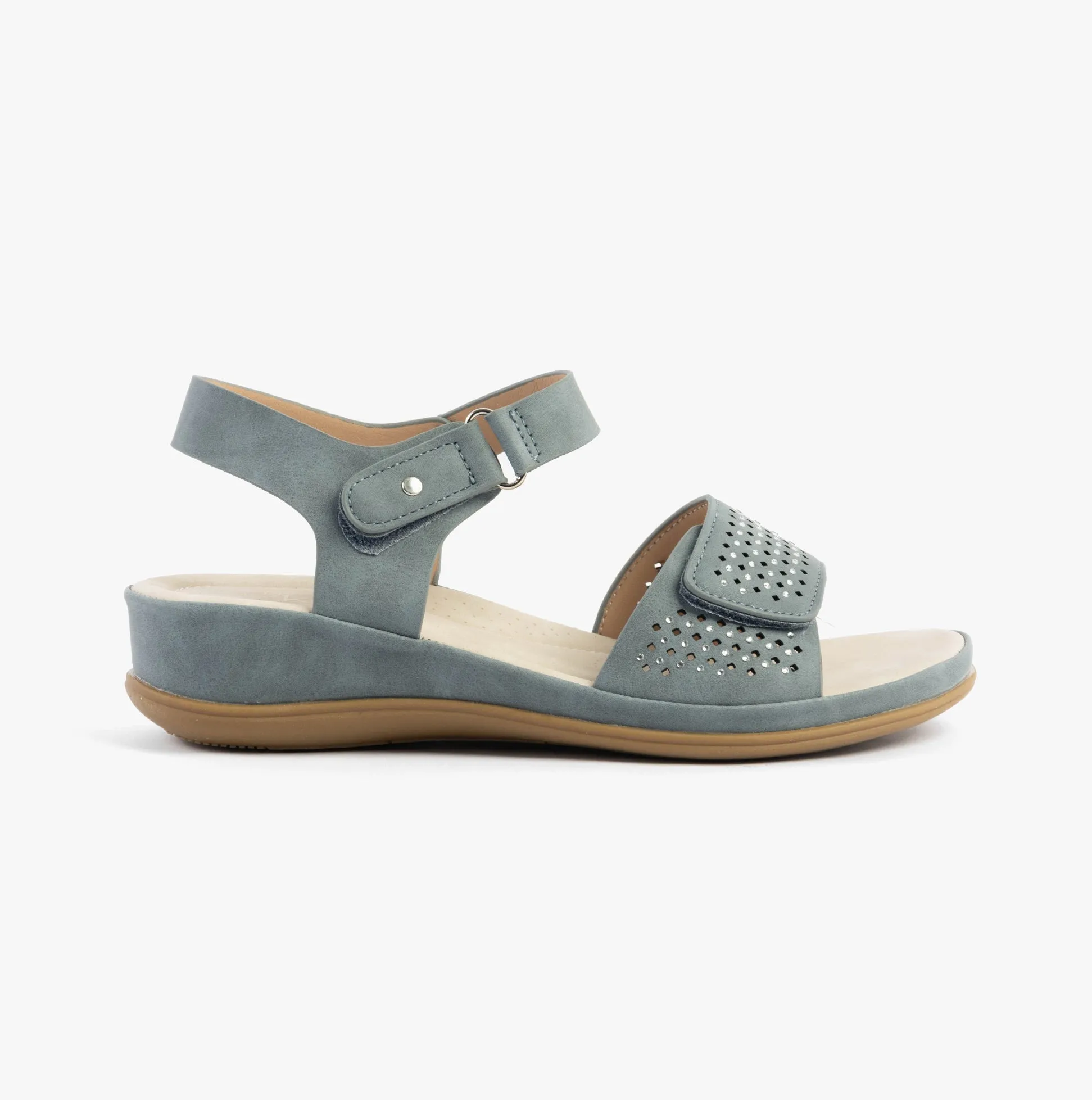 Dr Keller LUNA Womens Sandals Navy sold by Shuperb