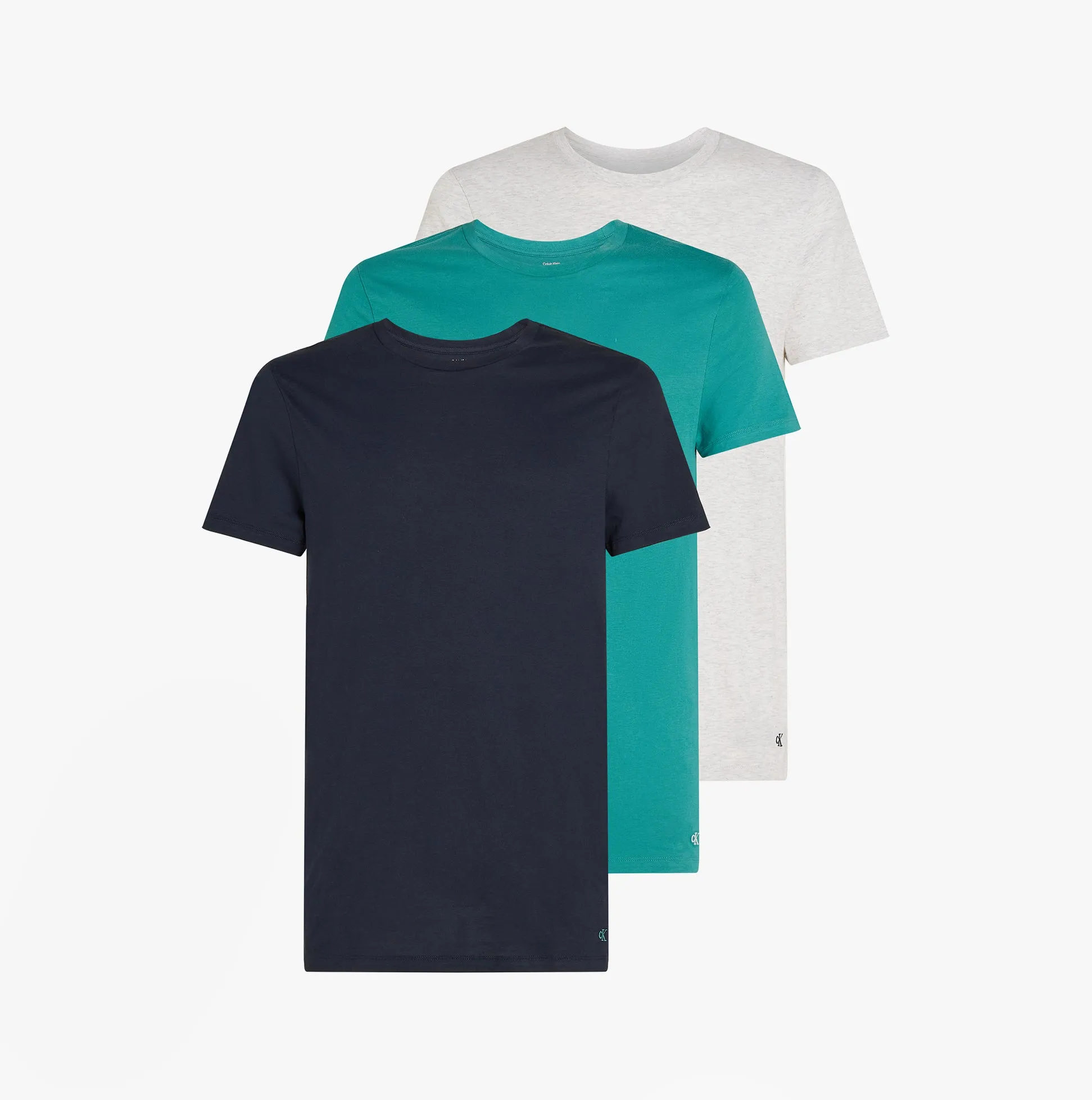 Calvin Klein 100% COTTON 3 Pack Mens T-Shirts Shoreline sold by Shuperb