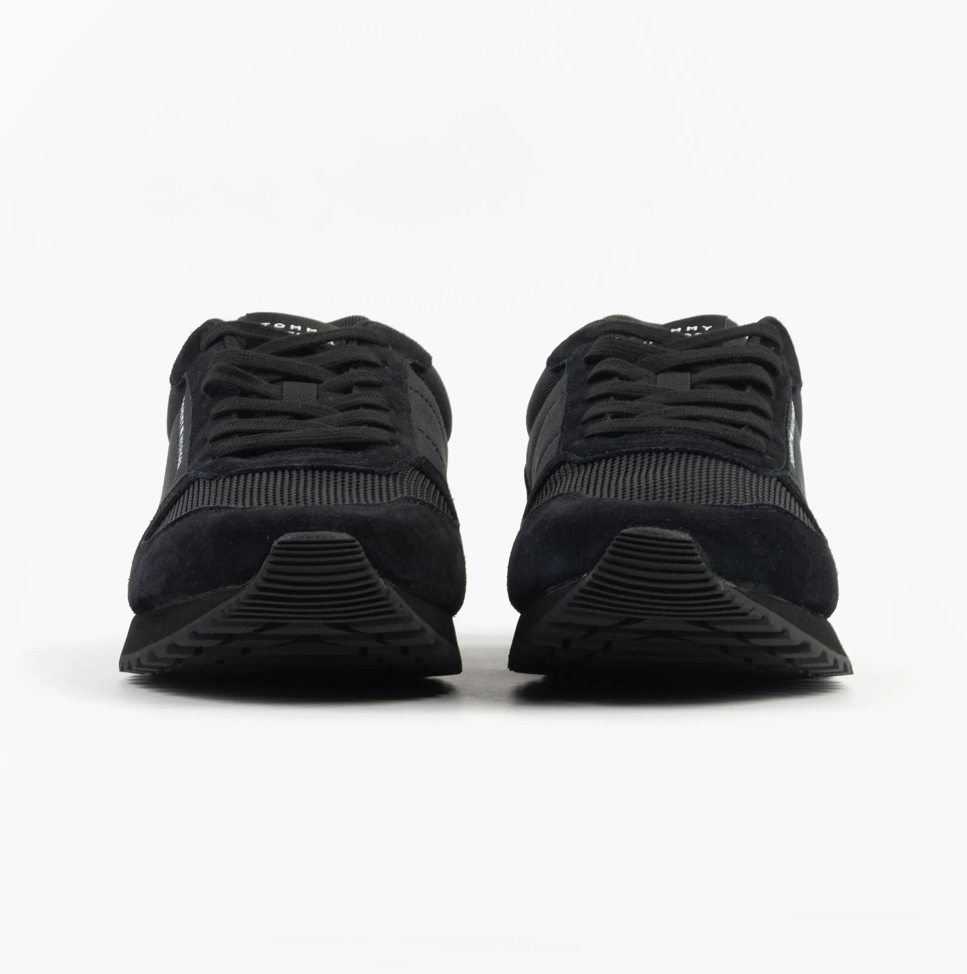 Tommy Hilfiger ESSENTIAL MIXED TEXTURE Mens Trainers Black sold by Shuperb product image thumbnail 4