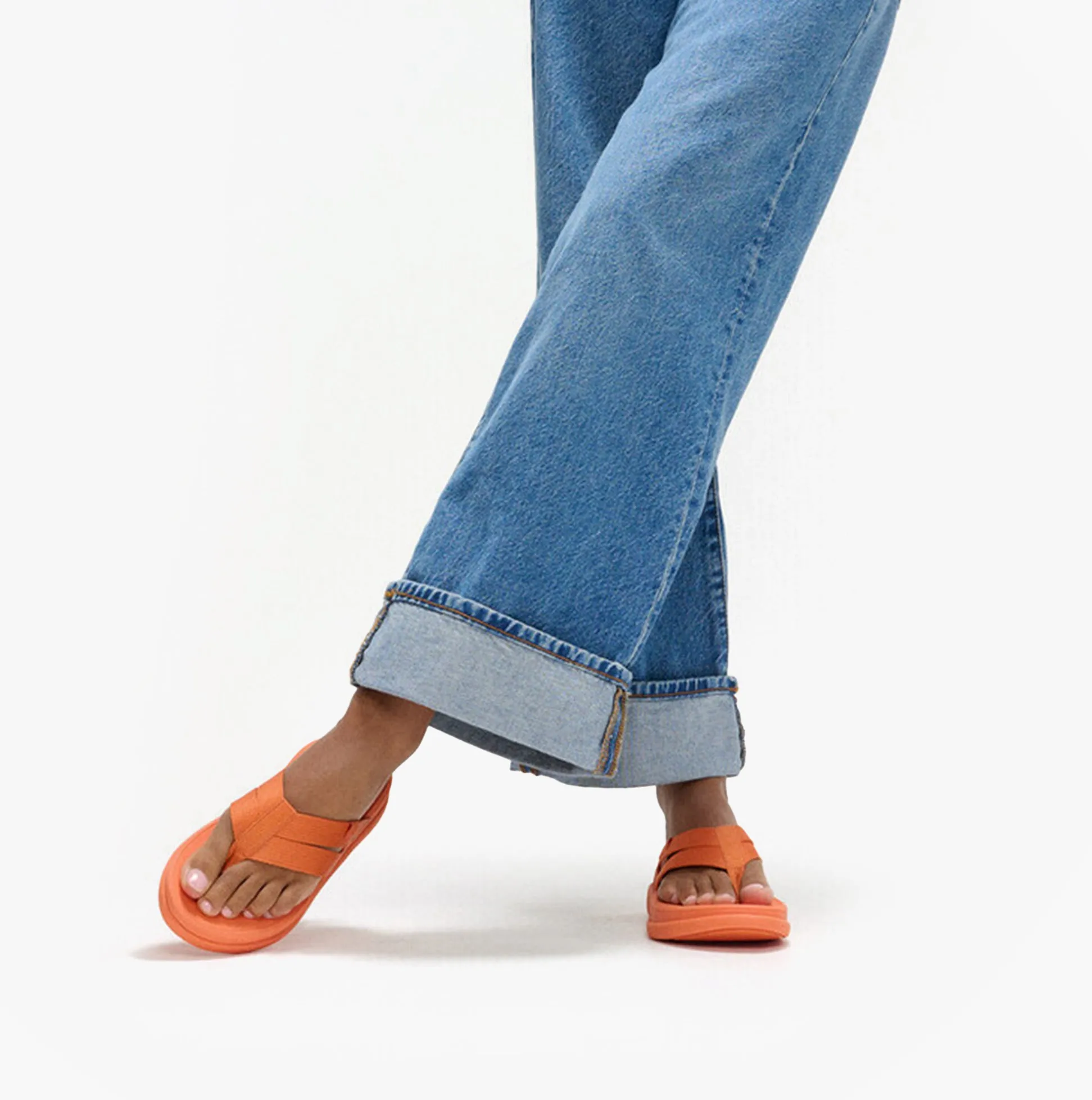 FitFlop F-MODE GO Womens Flip Flops Satsuma sold by Shuperb product image thumbnail 2