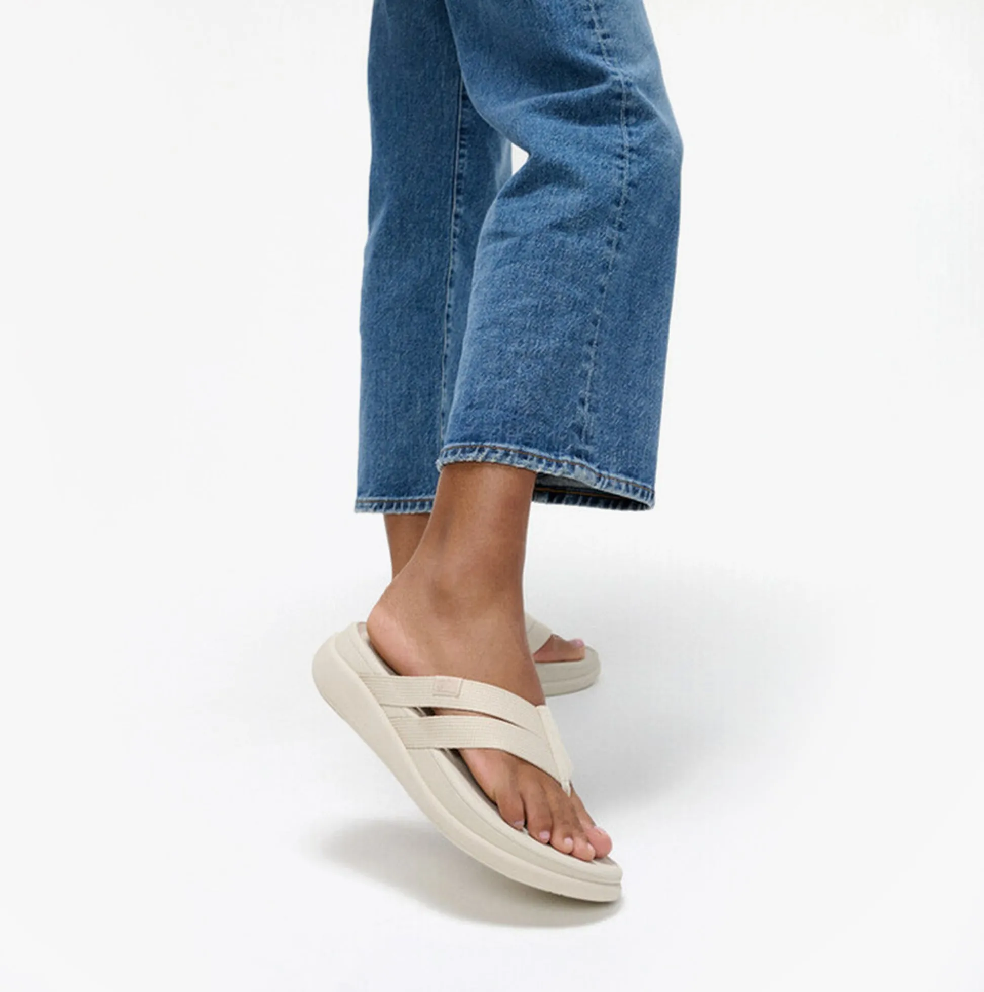 FitFlop F-MODE GO Womens Flip Flops Paris Beige sold by Shuperb product image thumbnail 2