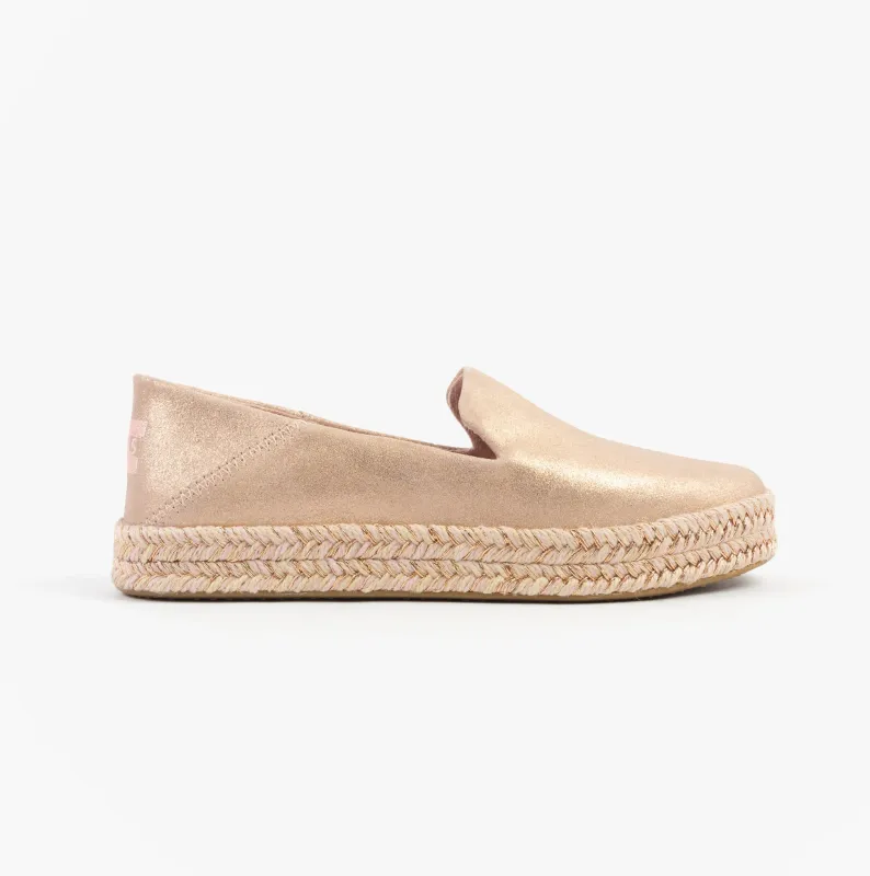 TOMS CAROLINA Womens Espadrille Pink sold by Shuperb