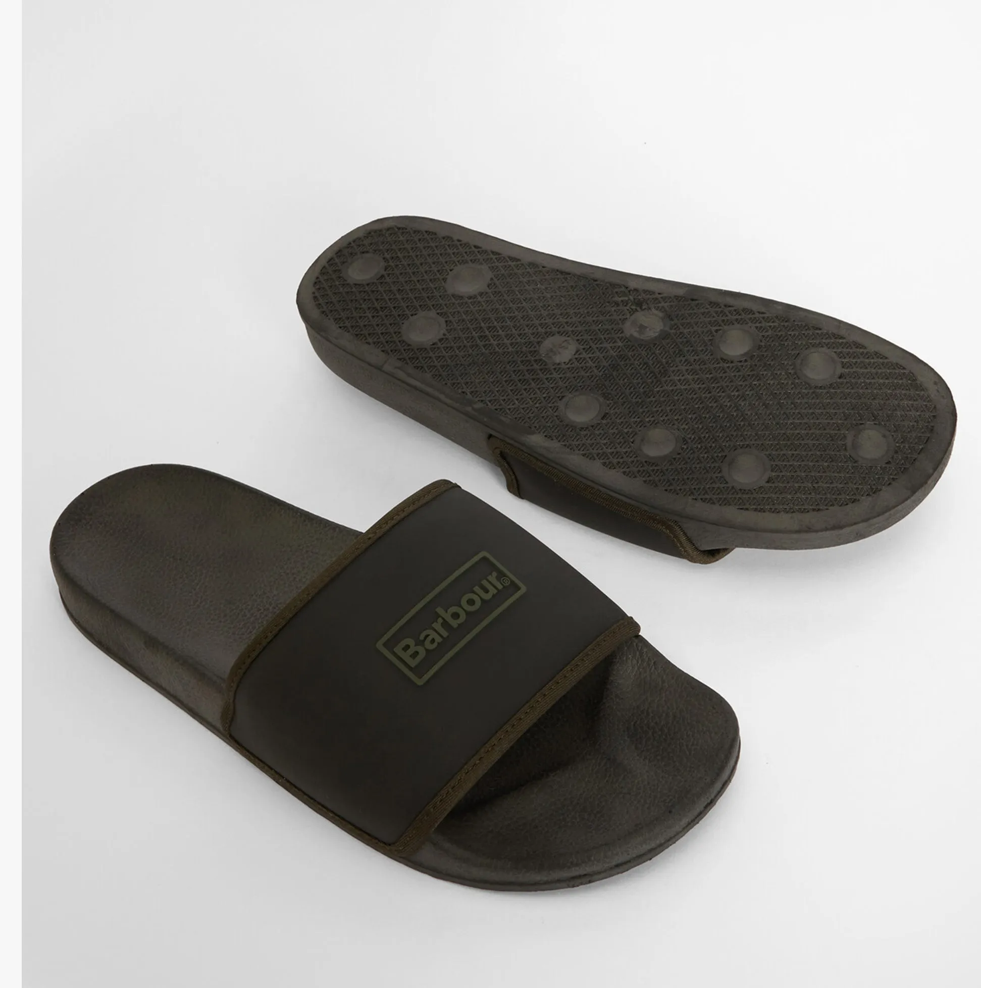 Barbour CRESSWELL Mens Sliders Black sold by Shuperb product image thumbnail 4