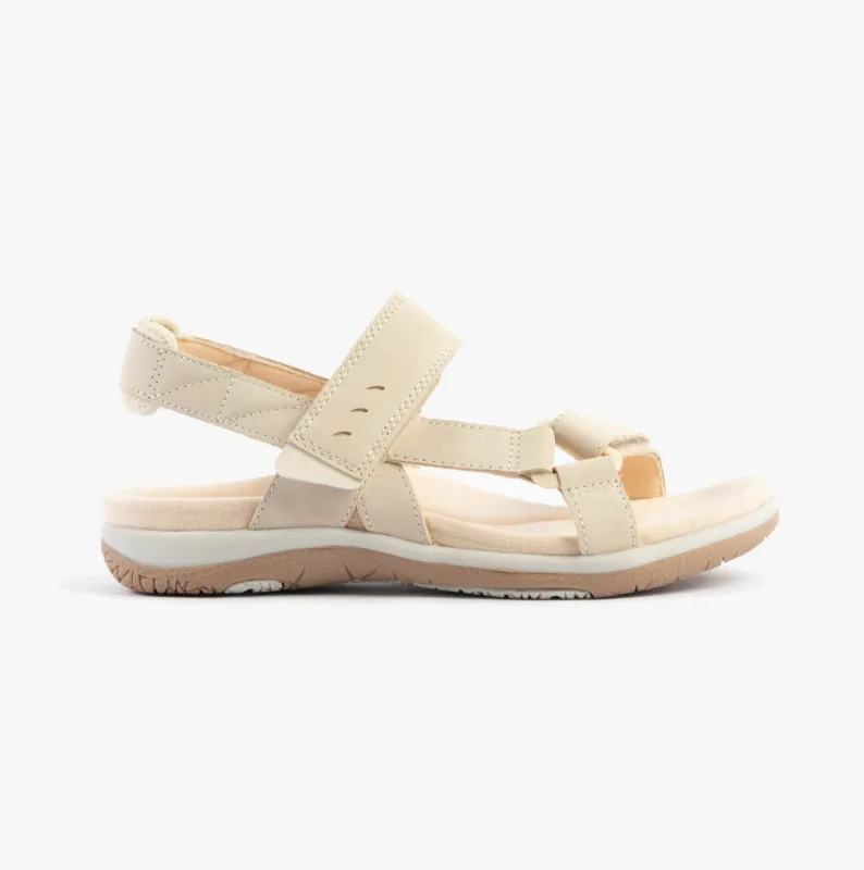 Free Spirit ELARA Womens Sandals Parchment sold by Shuperb
