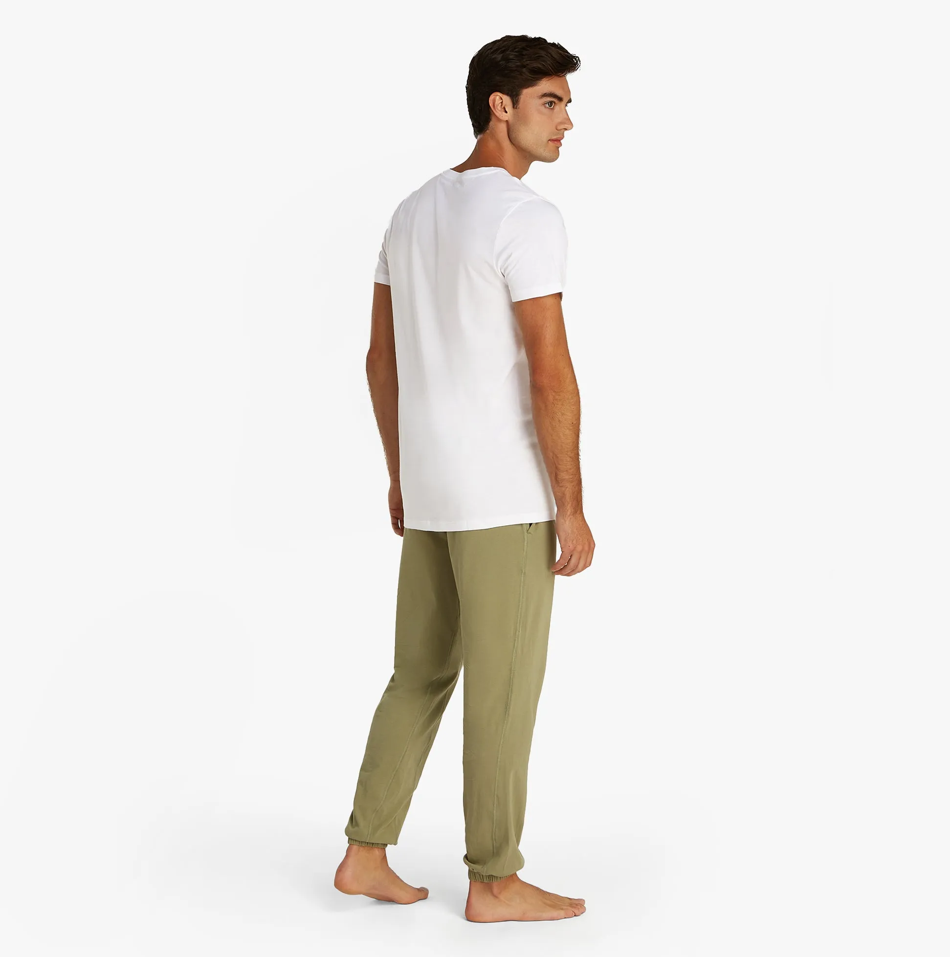 Calvin Klein 100% COTTON 3 Pack Mens T-Shirts Black/Grey Heather/Glacier sold by Shuperb product image thumbnail 3