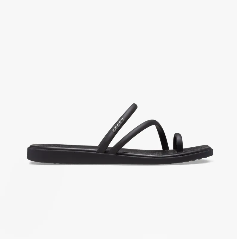 Crocs MIAMI TOE LOOP Womens Sandals Black sold by Shuperb