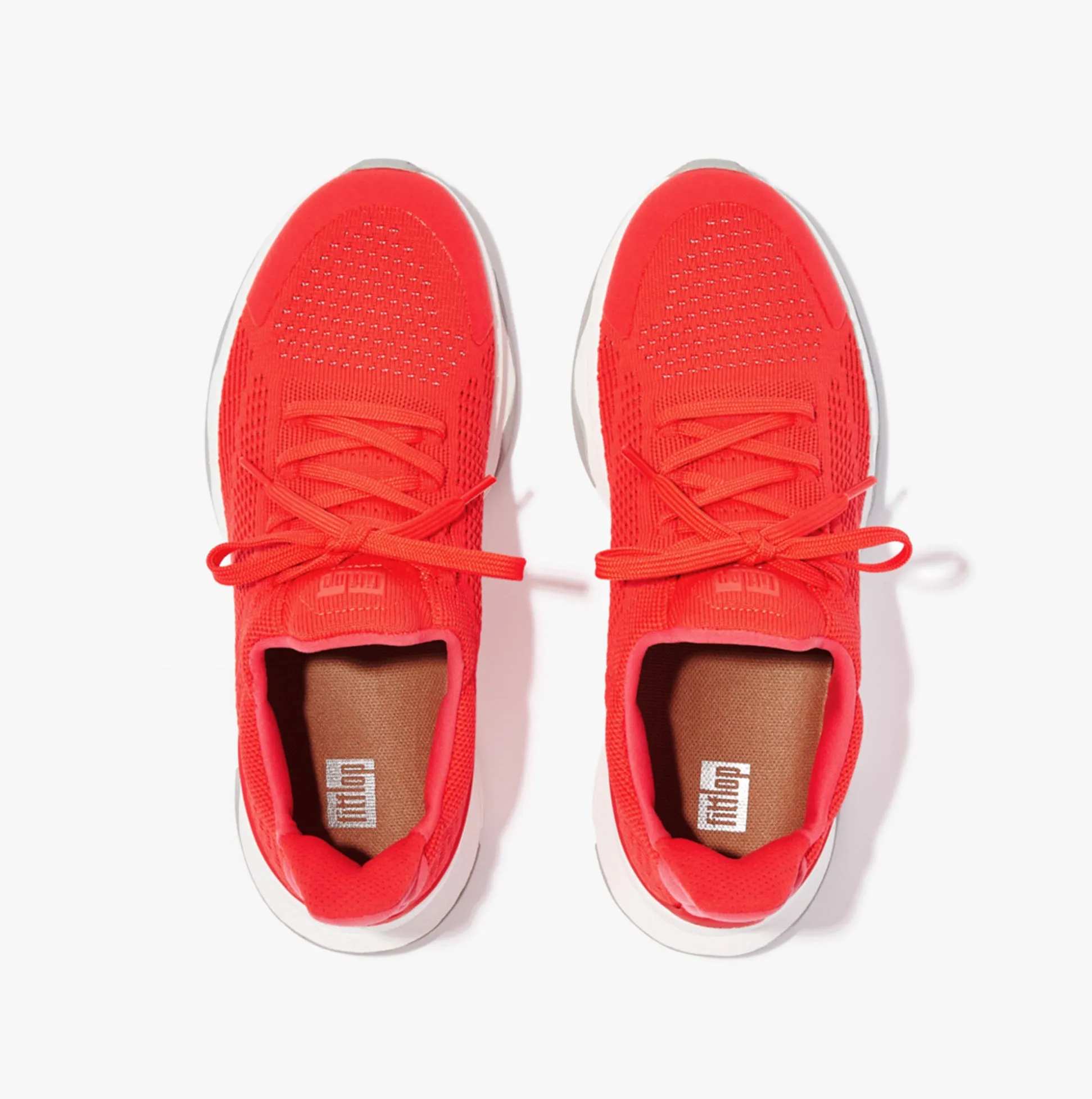 FitFlop VITAMIN FFX Womens Knit Sport Trainers Neon Orange sold by Shuperb product image thumbnail 4