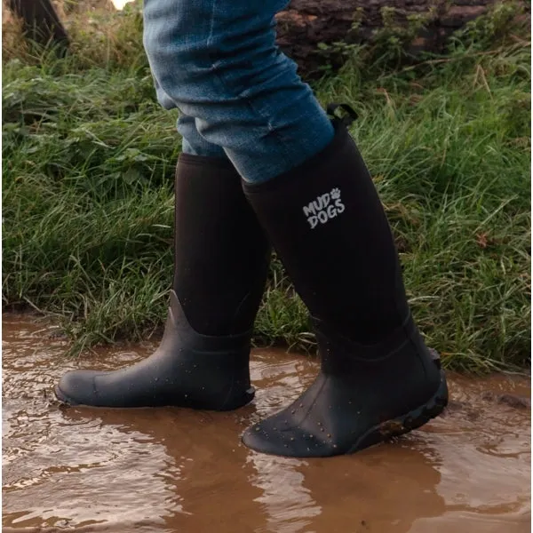 Mud Dogs RUTLAND TALL Neoprene Wellies Black sold by Shuperb product image thumbnail 3
