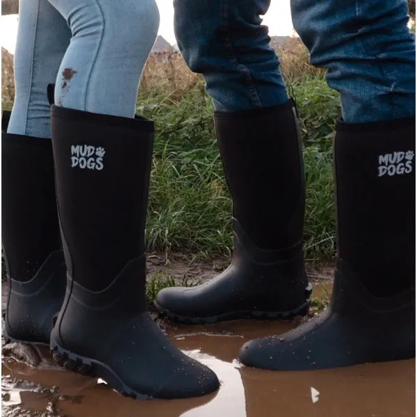 Mud Dogs RUTLAND TALL Neoprene Wellies Black sold by Shuperb product image thumbnail 2