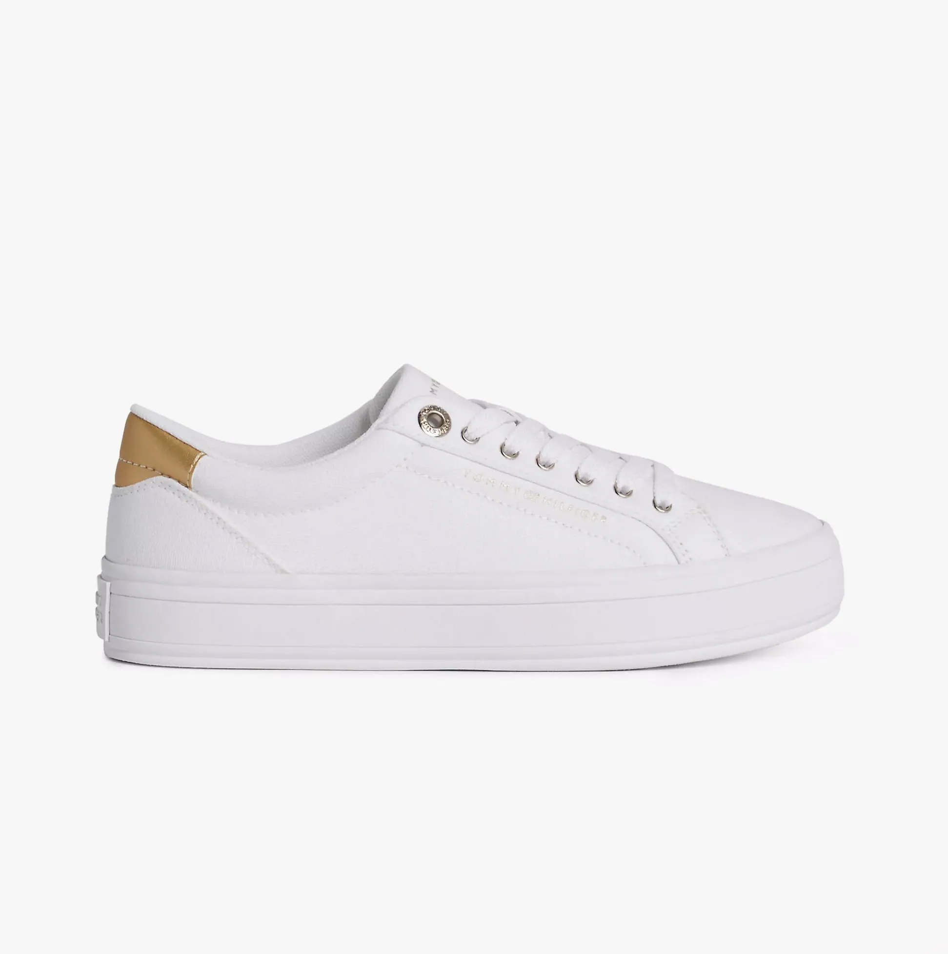 ESSENTIAL CANVAS Womens Sneakers White sold by Shuperb