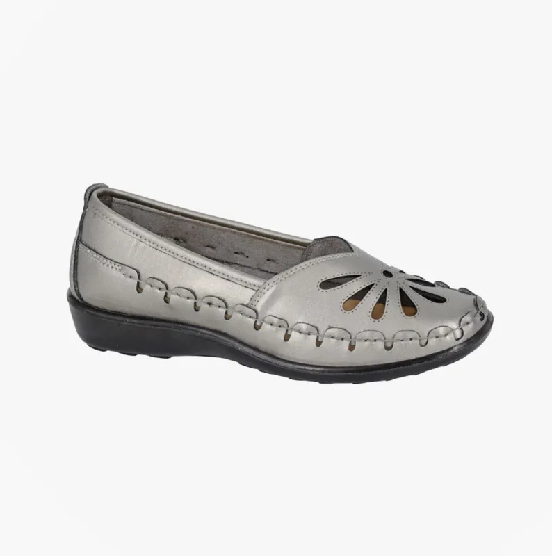 Boulevard L516FS Ladies Shoes Pewter sold by Shuperb